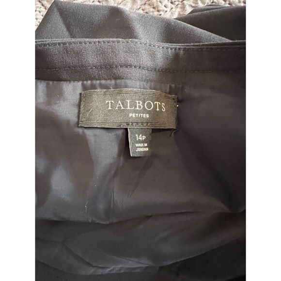 Women's Talbots Black Skirt Size 14P - Picture 3 of 7